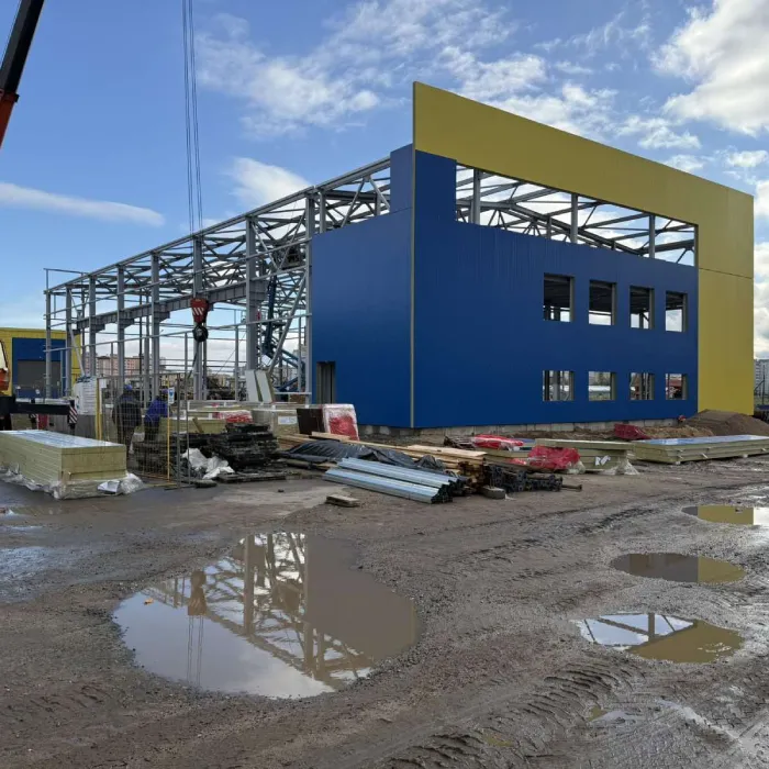 Компания «Ди Ферро» завершила поставку сэндвич-панелей для нового центра по ремонту и техническому обслуживанию автомобилей в Минске