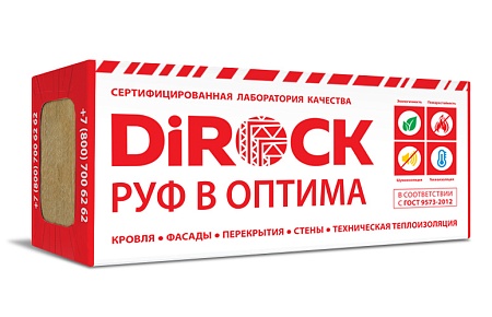 Кровельная теплоизоляция DiROCK Руф В Оптима